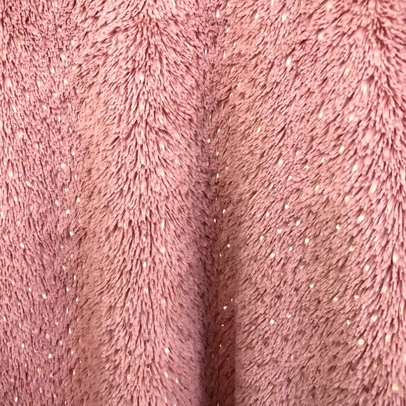 TAHARI GIRL Mauve Fluffy Shirt with Bows - Picture 5 of 9